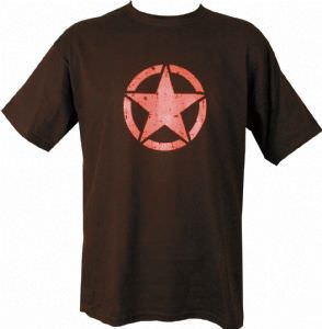 Red US Star T-Shirt (click for enlarged image)